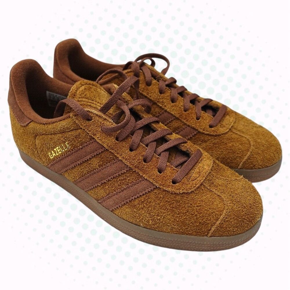 Adidas Gazelle Golden Mustard Yellow Suede Sneakers US Men's 7/Women's 8.5